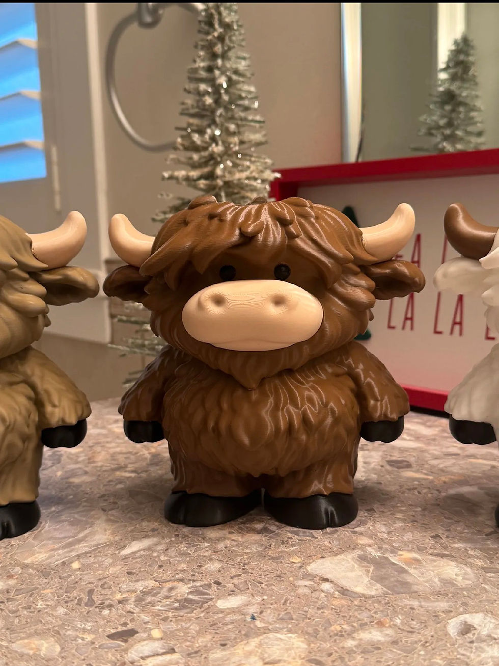 Thumbnail: Highland Cow Soap Dispenser – Cute Farmhouse Bathroom Decor 🐄✨ 