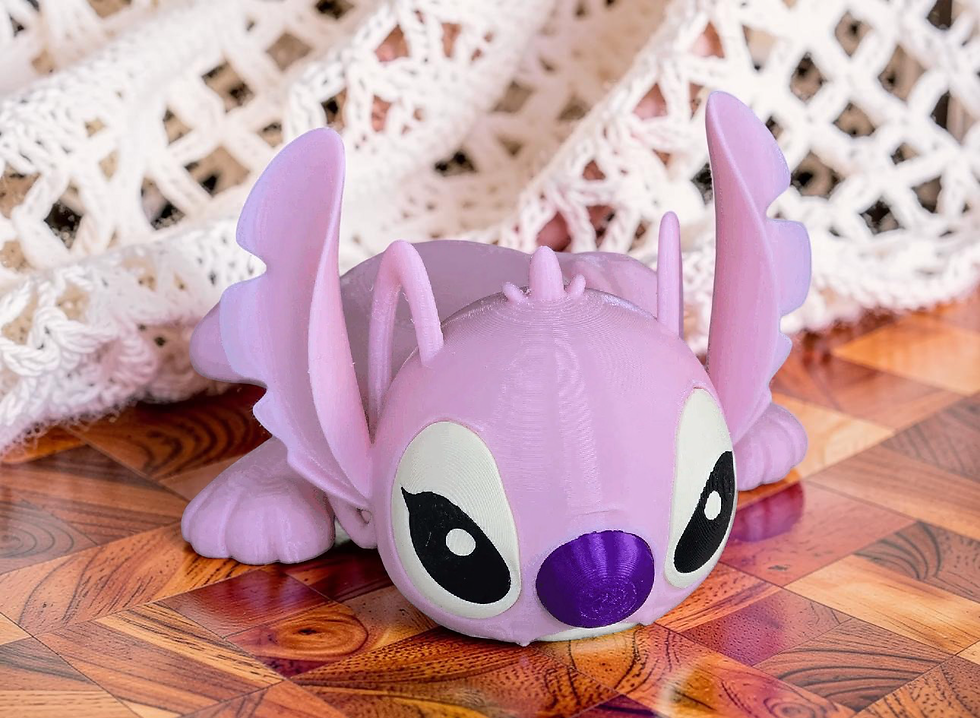 Thumbnail: Angel (stitch’s girlfriend) Liftable Coaster with Funny Expression