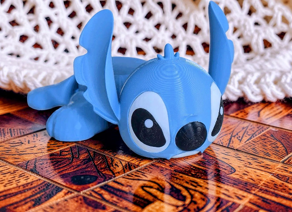 Thumbnail: Stitch Liftable Coaster with Funny Expression