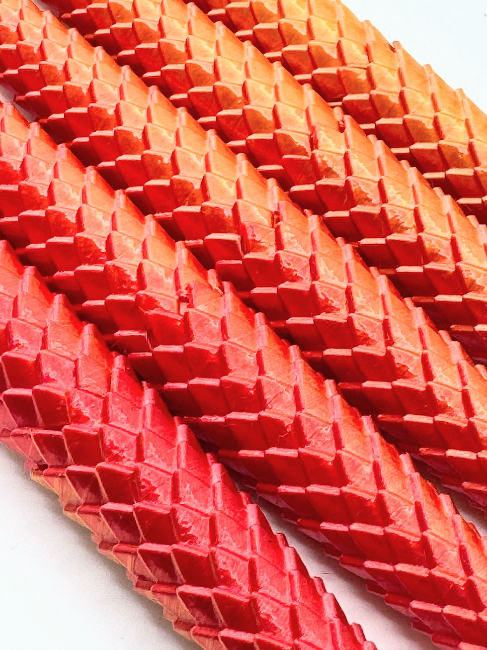 Red Golden Fire Dragon Scale Pen