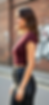 Maroon Eyelet Design Ribbed Crop top for women
