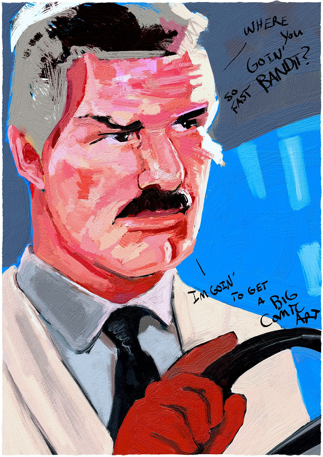 bert renolds big comic art collect nft