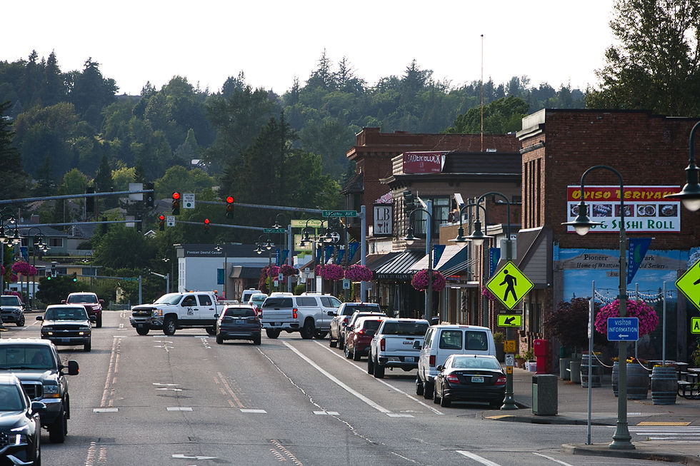 A street full of businesses
