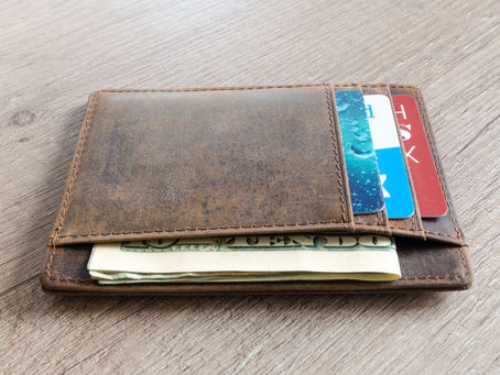 Wallet with money