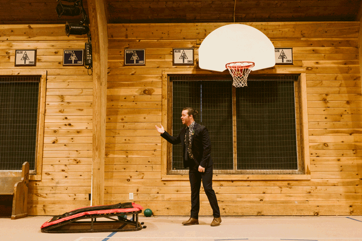 Summer Camp Wedding at Jimbo's Club at the Point in Brant Lake, NY