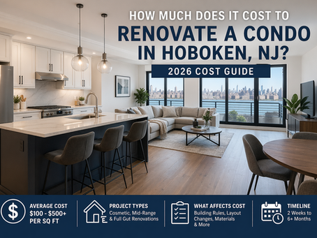 How Much Does It Cost to Renovate a Condo in Hoboken, NJ? (2026 Cost Guide)