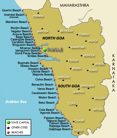 Surfing in Goa at Mandrem beach