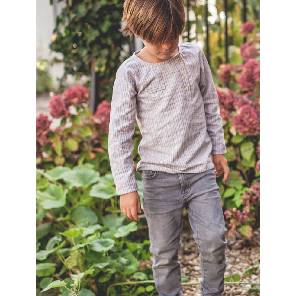 Miniature : Chemise Jacques rayée coton et lin - Marlot