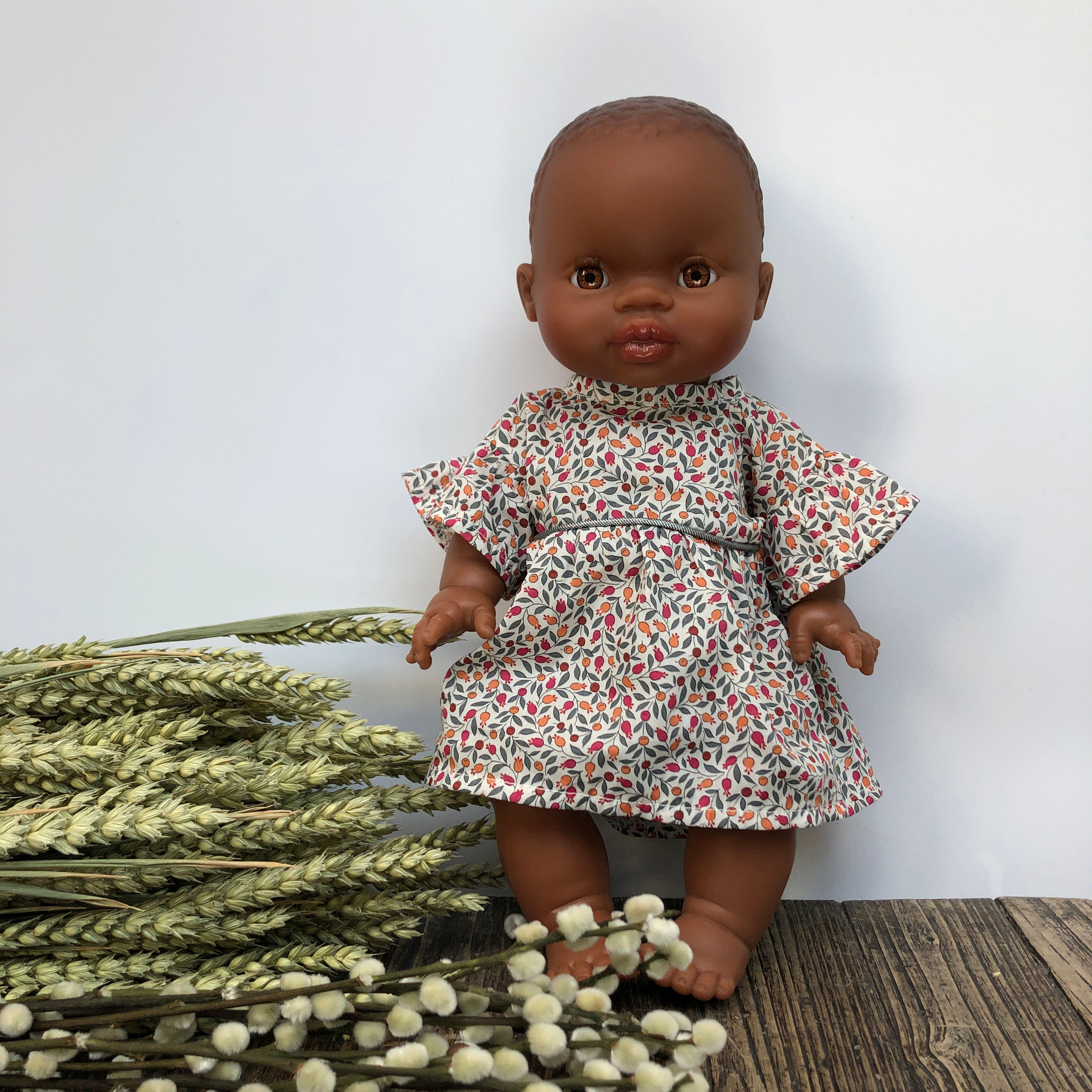 Poupon fille d'Afrique aux yeux miel - Minikane