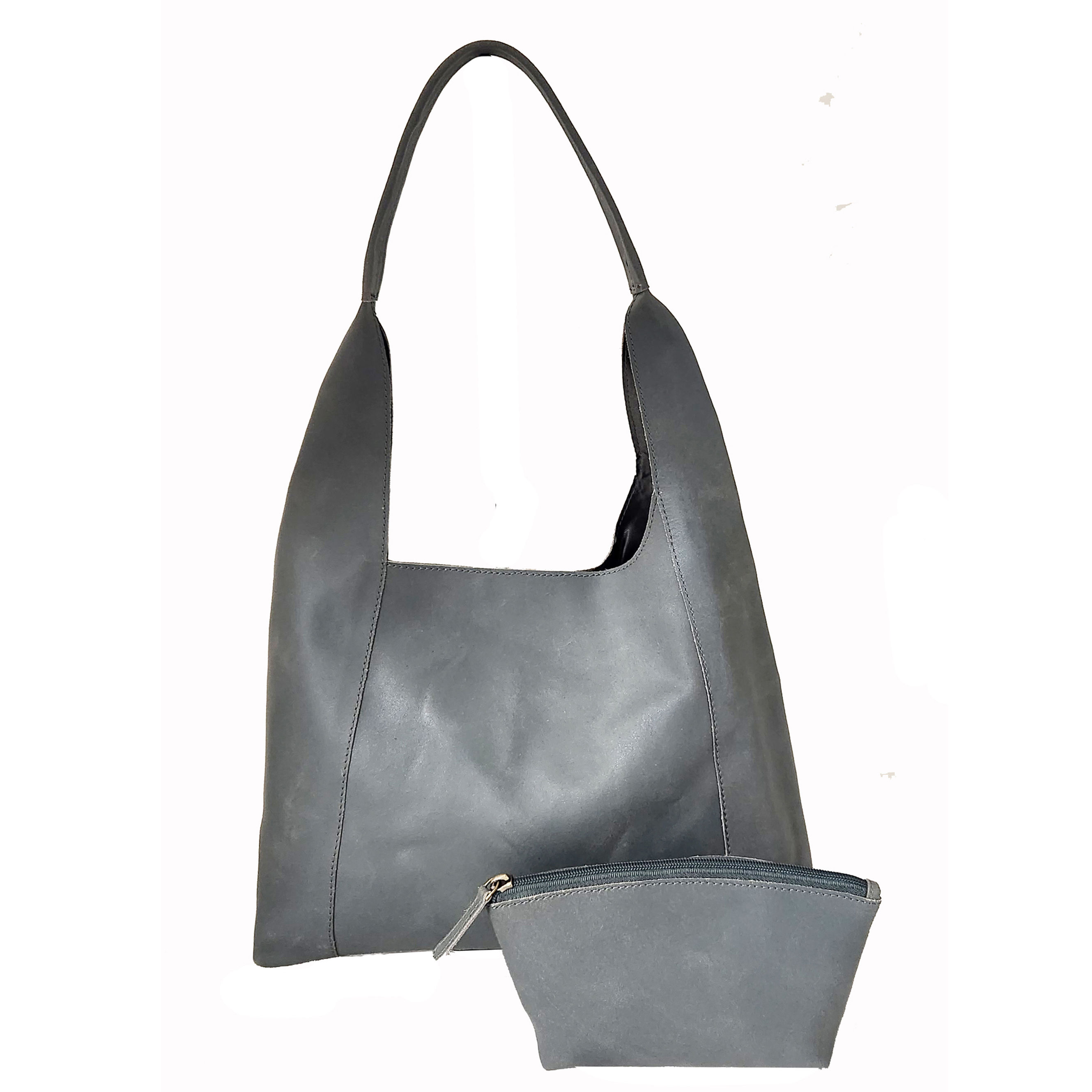 Leather underarm Handbag