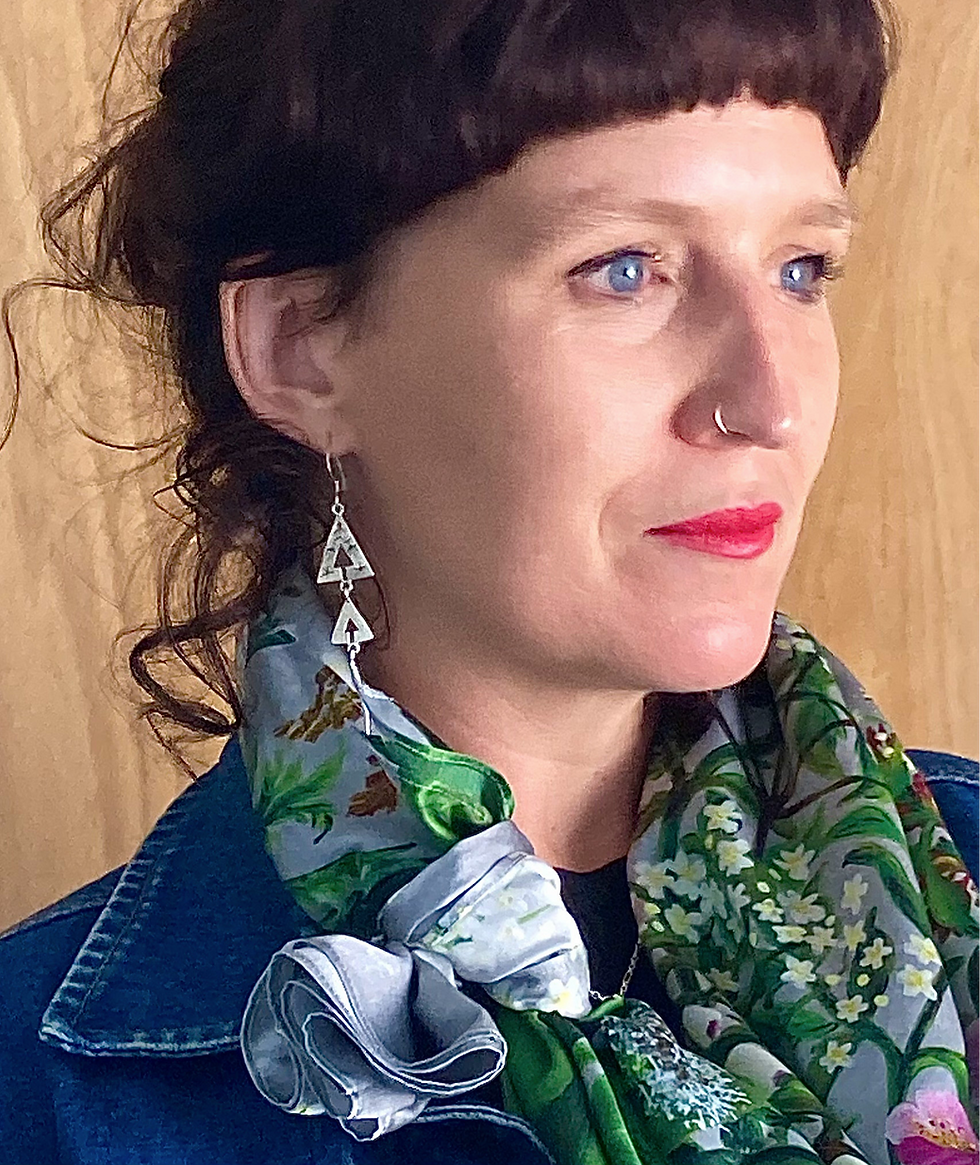 Thumbnail: SCARF (pale grey) MORNING MIST Spring Tonic Collection