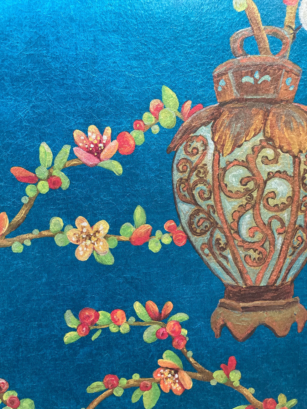 Thumbnail: lantern on turquoise background