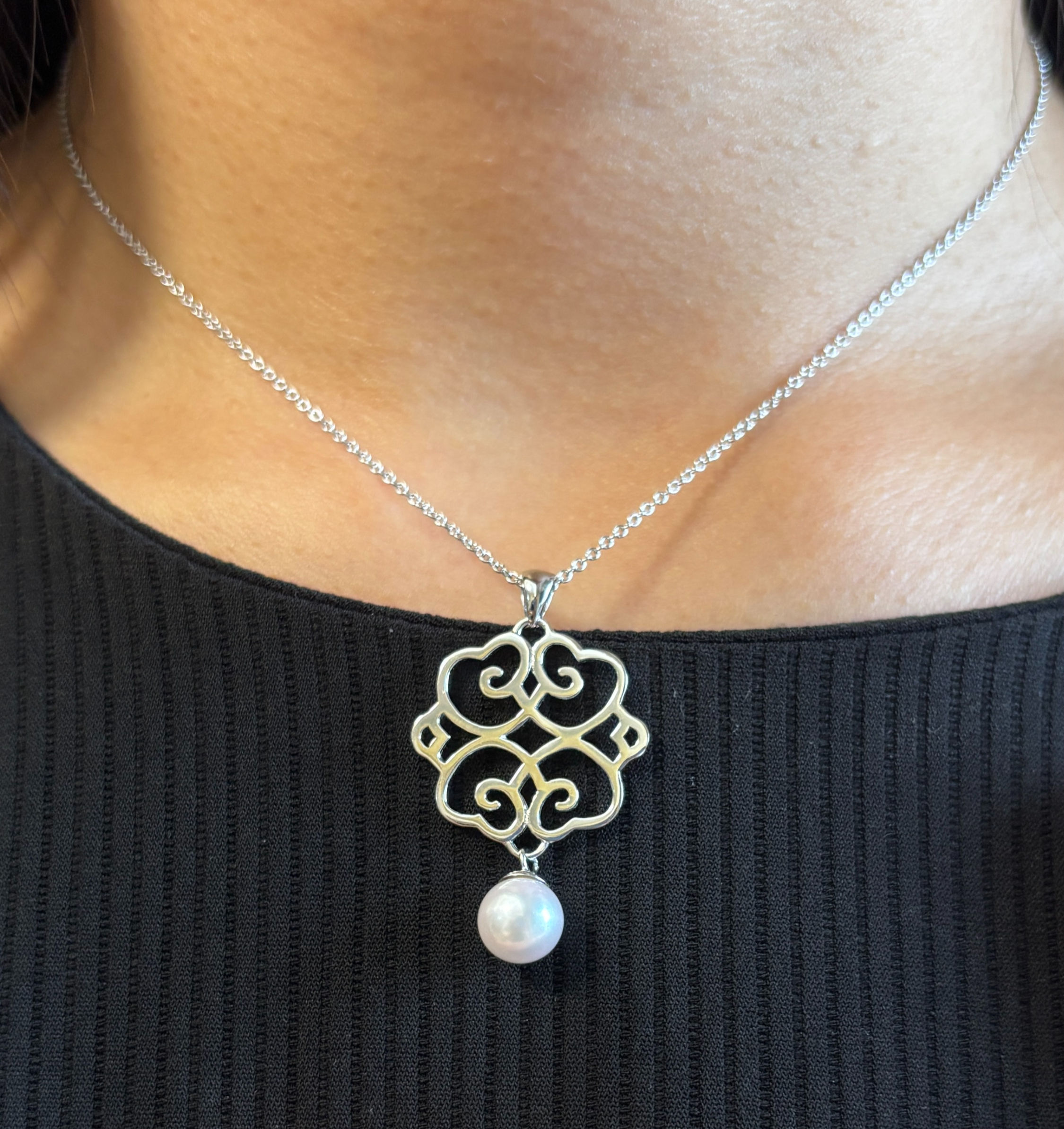 Vintage Japanese Akoya Pearl Pendant復古日本akoya珍珠吊墜