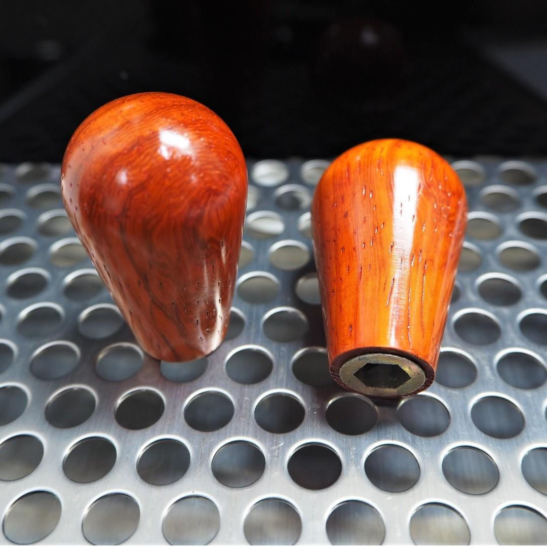 Control Knob in Paduk Wood - A set of 2