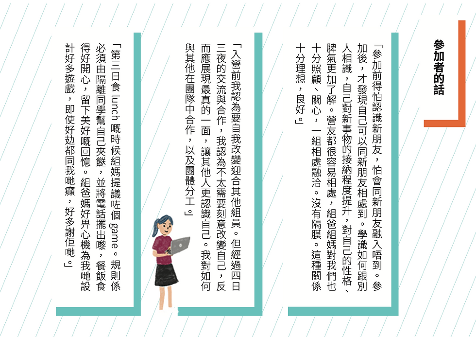 參加者的話