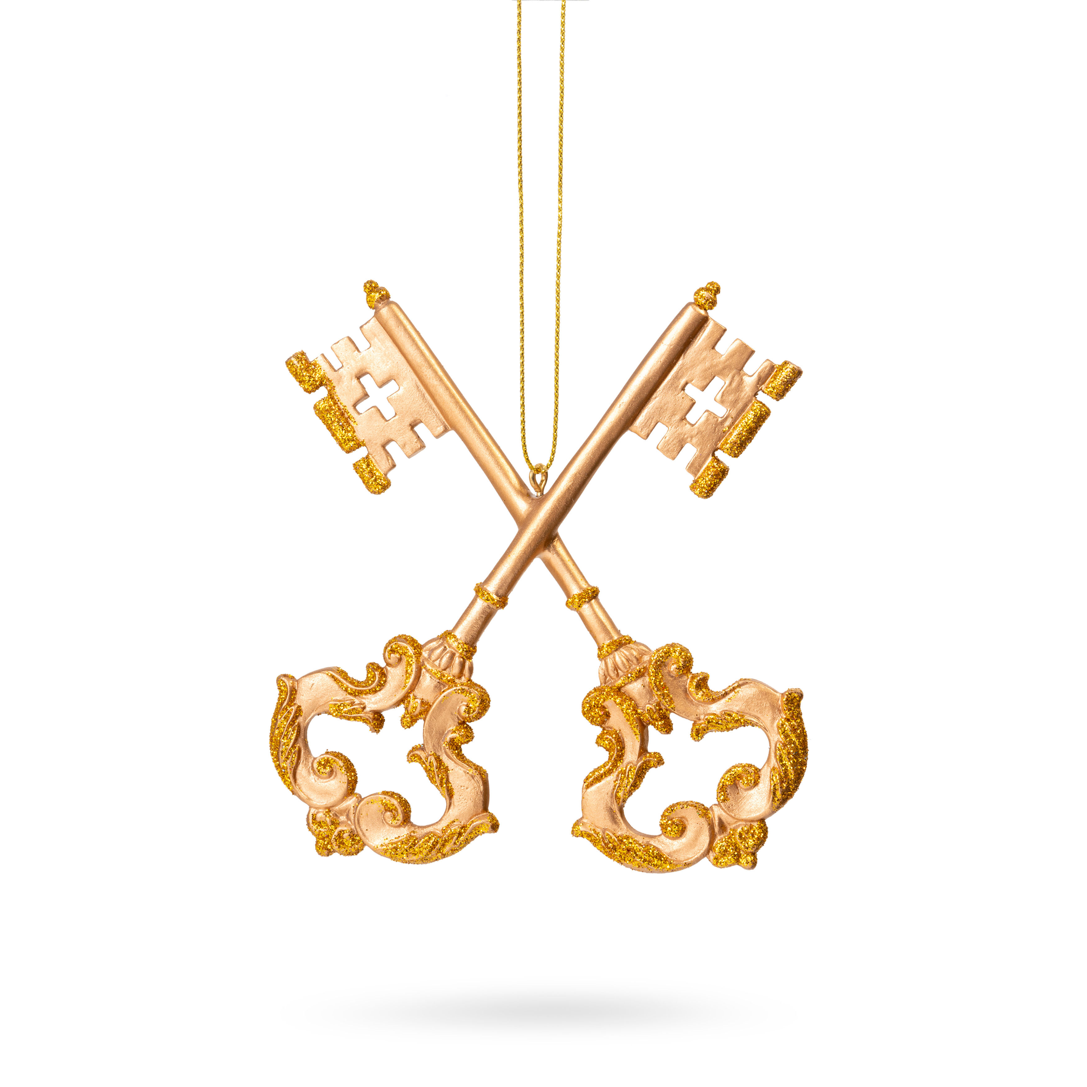 Kerstbal de sleutels van Leiden Goud