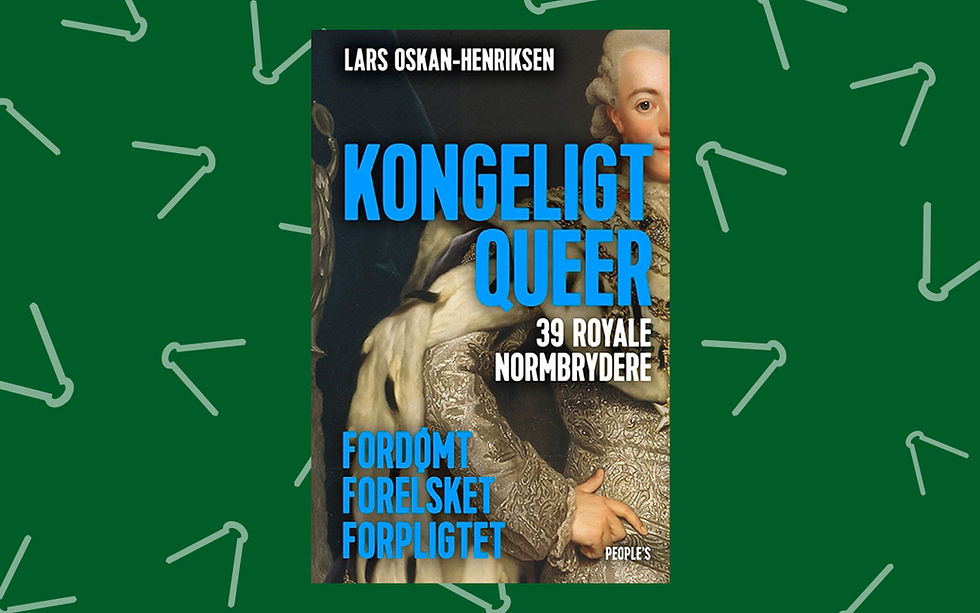Lars Oskan-Henriksen fortæller om bogen 'Kongeligt queer. Fordømt, forelsket, forpligtet'.