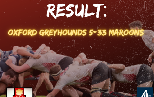 1876 Match Result: Oxford Greyhounds 5-33 UBRFC Maroons