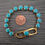 Thumbnail: Turquoise enamel bracelet