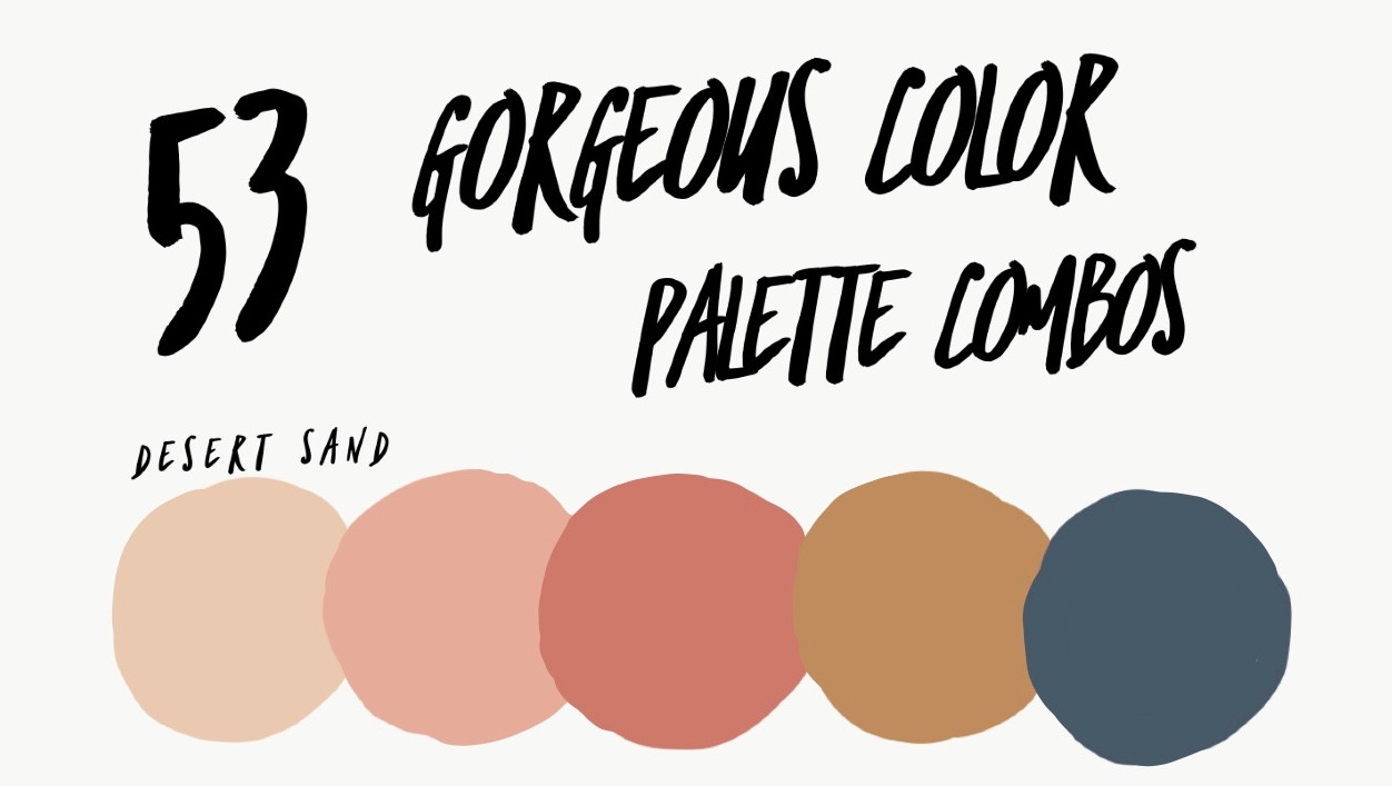Color Palettes Rosewood & Olive