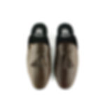 Thumbnail: Open slipper in brown nappa