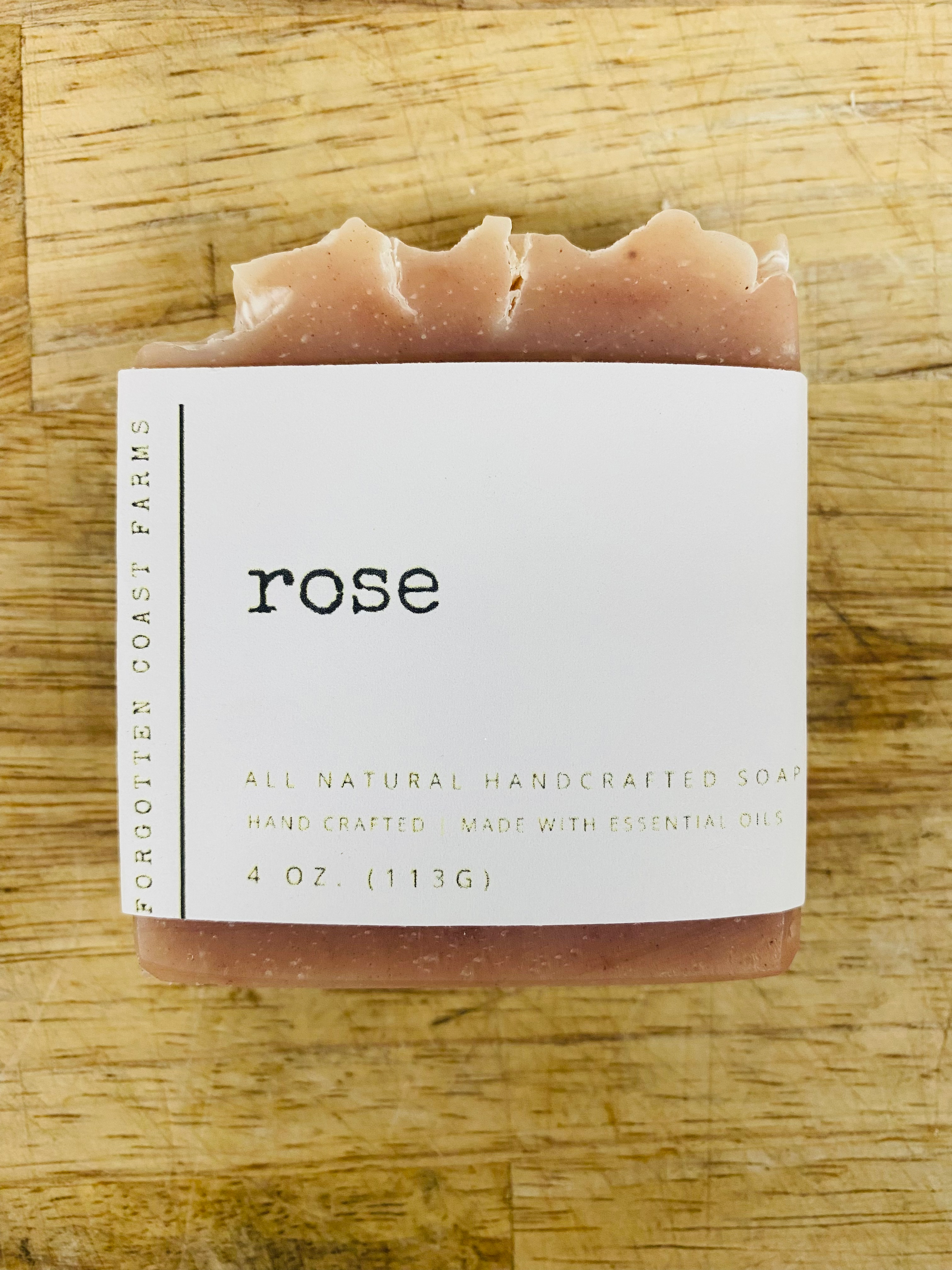 All Natural Rose Soap