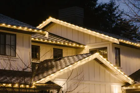 Our Christmas light installation includes everything (design, supply, install, maintenance, and takedown)