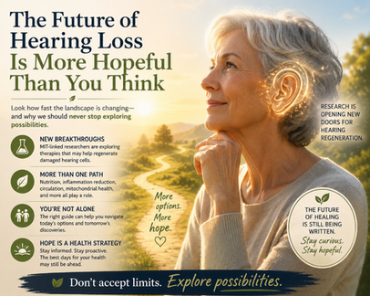 More Options Than You Realize:Why the Future of Hearing Loss May Be More Hopeful Than Many People Think