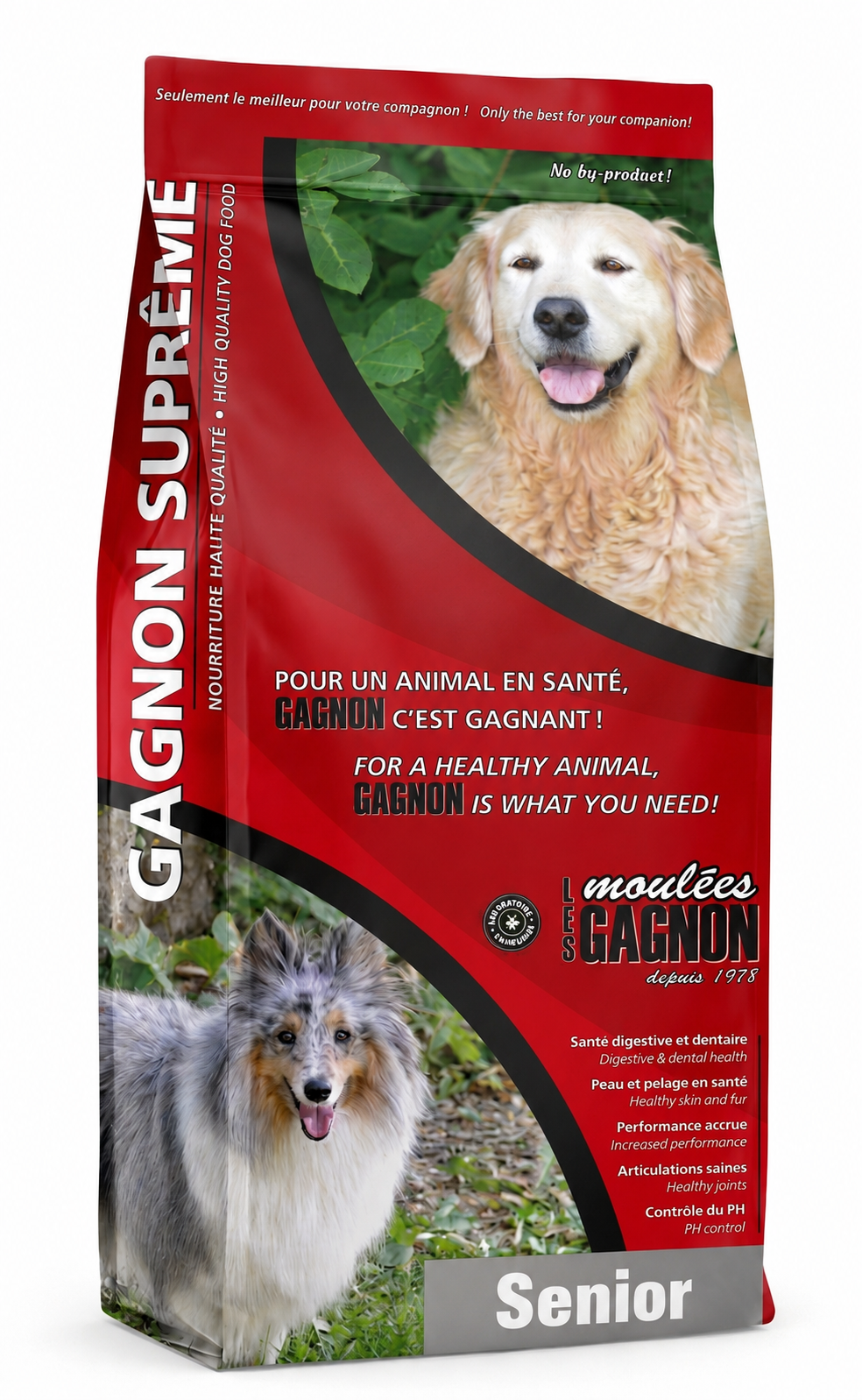 Les Moulées Gagnon Nourriture Pour Chien Senior Glucosamine Poulet