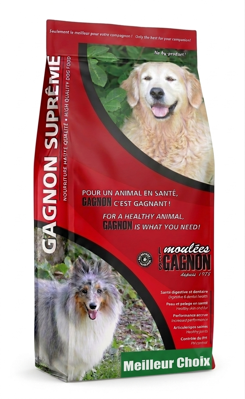 Les Moulées Gagnon Nourriture Pour Chien Meilleur Choix Poulet Économique