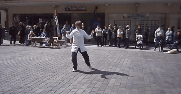Amy's first demonstration and it was fantastic. For all of you Wuji'ers who were unable to gather in Exeter on World Tai Chi Day this is it what you missed!