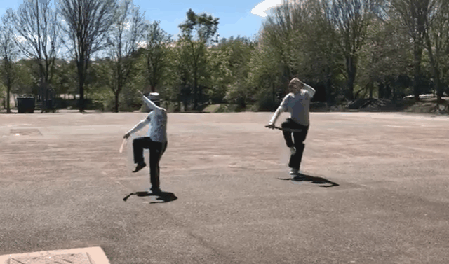 Dao training for Wuji student - Sifu and Niam