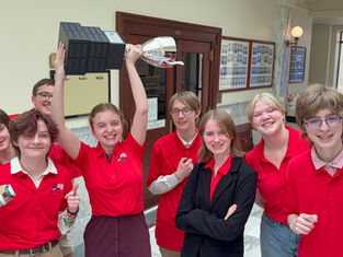 Xavier Charter School team wins 2026 “We the Students” Civics Bowl