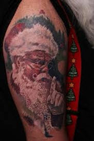 Thumbnail: Factory Kid x Santa Clause Tattoo via Factory Kid News @factory_kid_news_