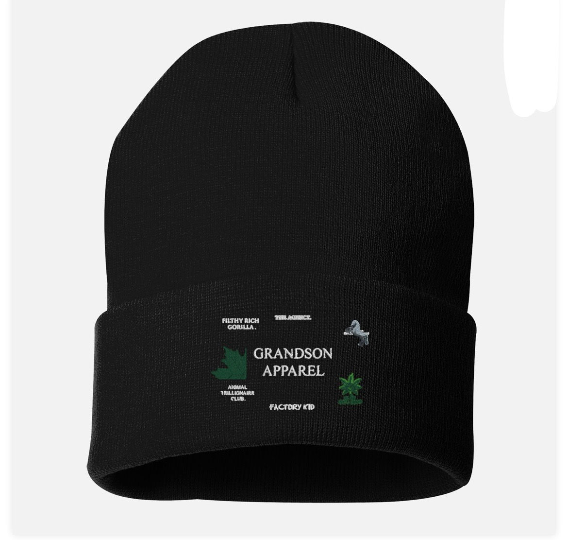 Grandson Apparel x FRG x The Agency x ATC x Green Leaf hat