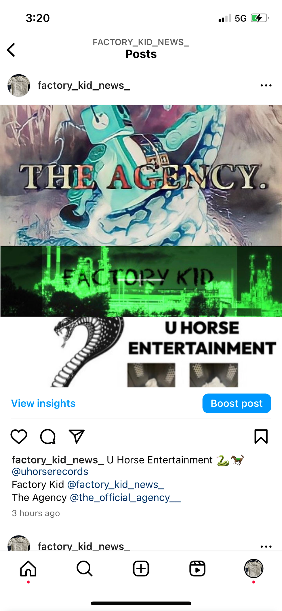 Thumbnail: The Agency  logo 2023.2027 via with interest of Factory Kid @factory_kid_news_