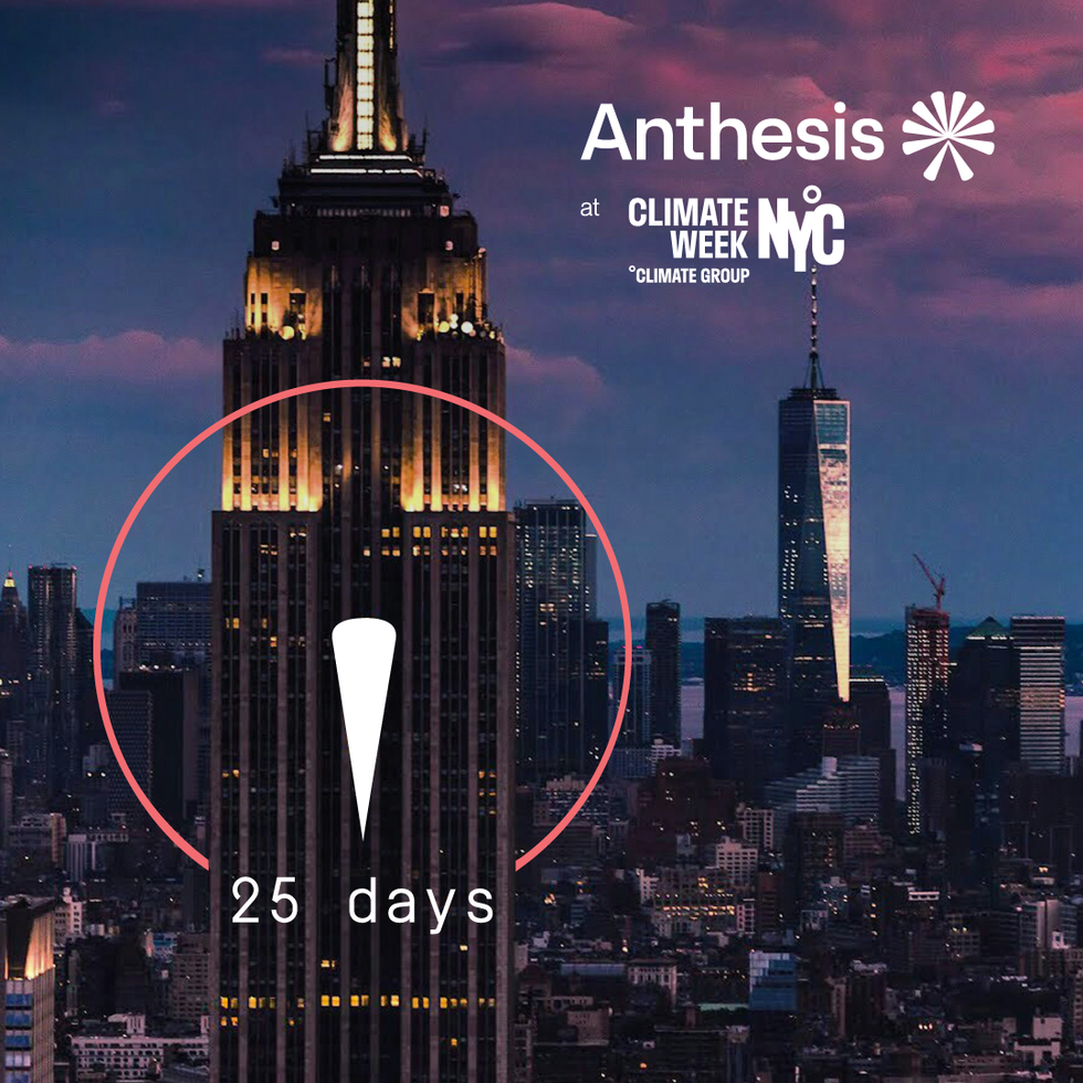 Anthesis ClimateWeek 25 days Instagram