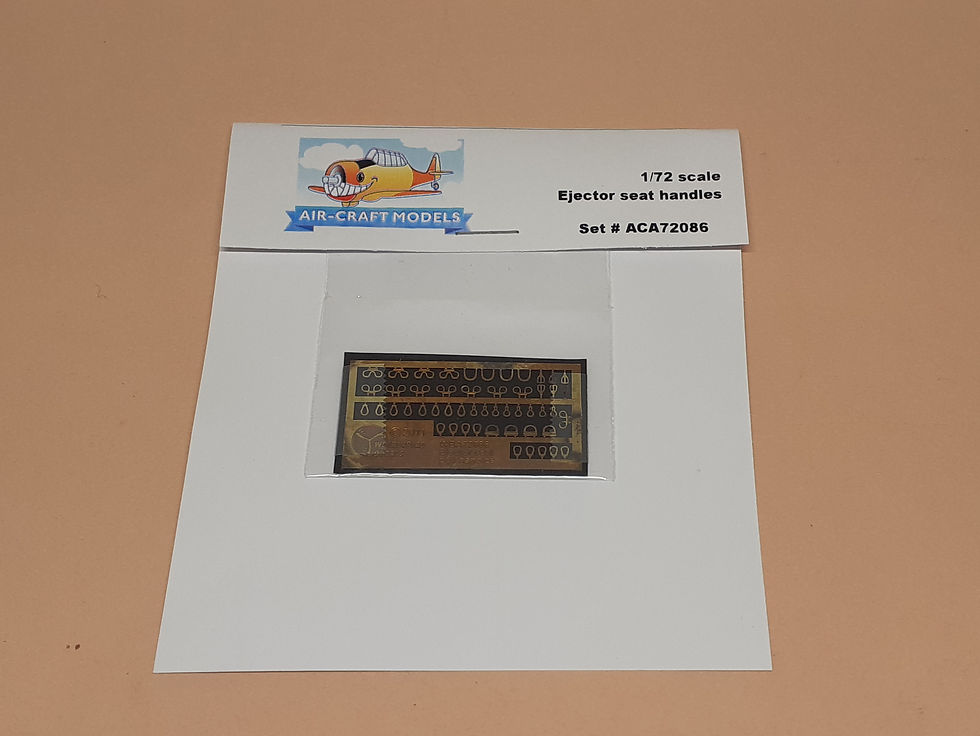Air-Craft Models ACA72086, Ejection seat handles, a photo-etch accessory in 1/72nd scale.