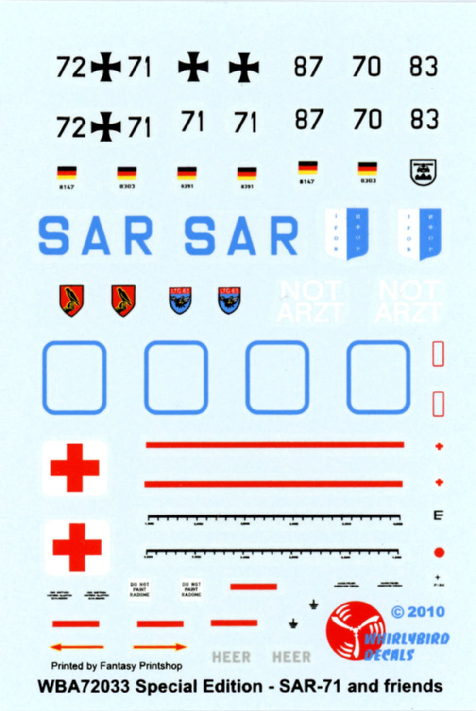 Thumbnail: Air-Craft Models ACA72101, the Bell UH-1D in German military service, a resin update set with decals in 1/72nd scale.