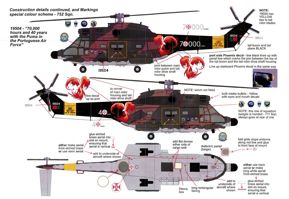 Thumbnail: ACK72068 SA330L Puma, Portuguese Air Force Phoenix Product Information 2