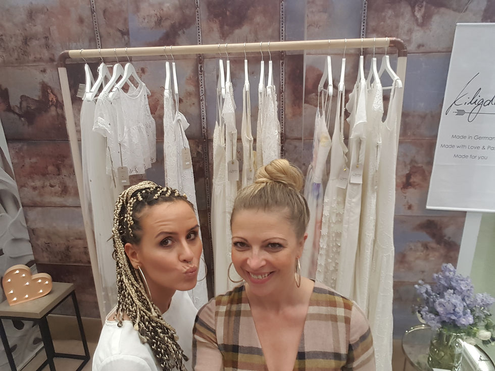 Brautstyling mit Elena