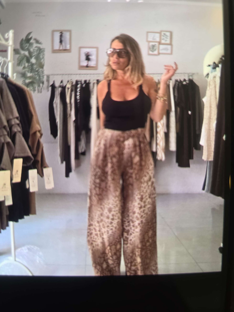Miniatura: Pantalone fresco macchia 