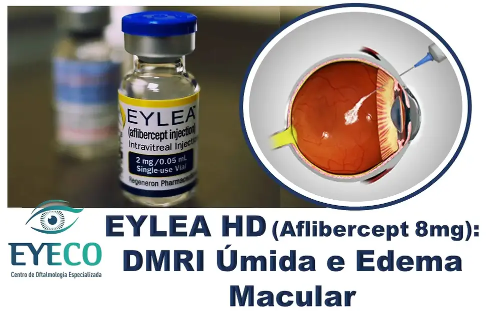 EYLEA HD (Aflibercept 8mg): Tratamento Revolucionário para DMRI Úmida e Edema Macular