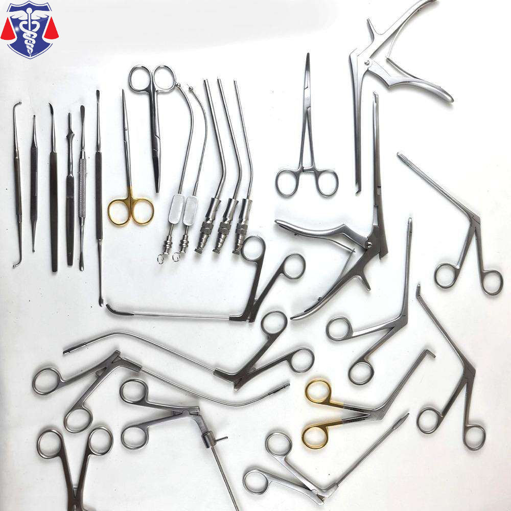 Complete Set of Endoscopic Fess Instruments Set, Sinus Surgery