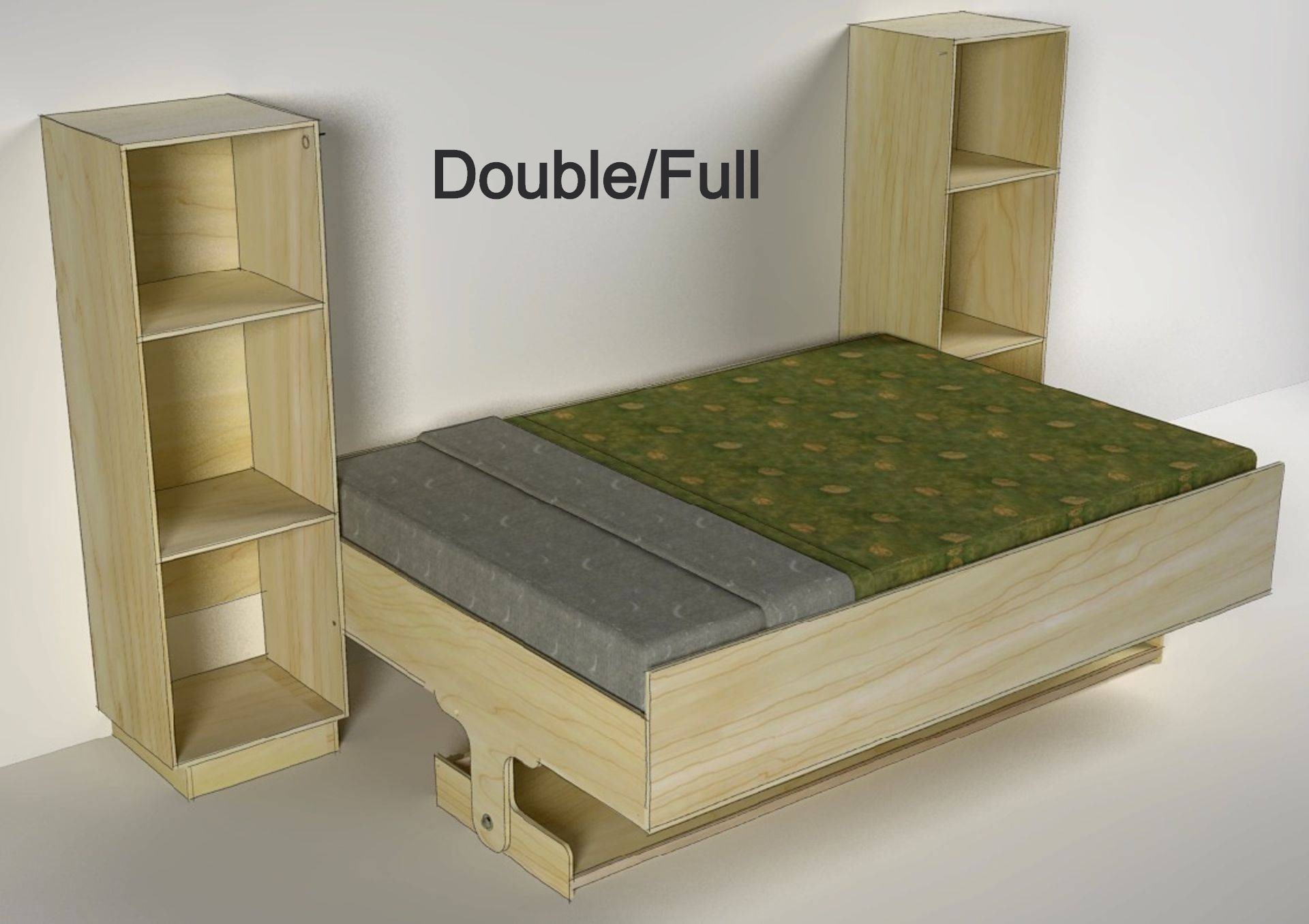 Home Hidden BedDesk Plans