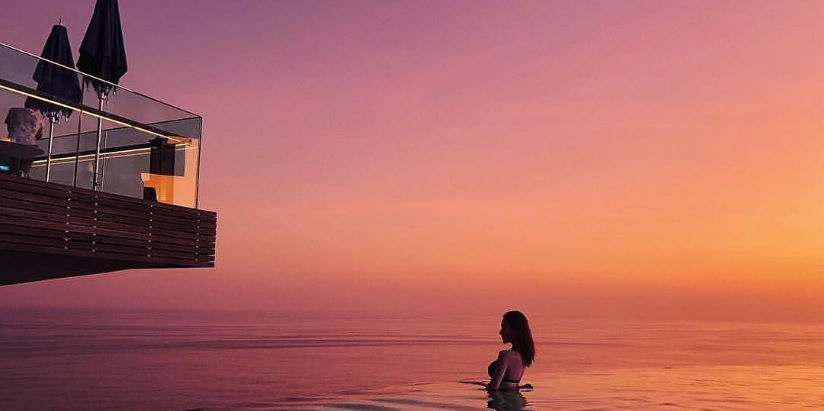 Beach Club Sunset in Bali