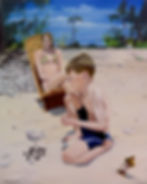 NATH & AMELIE AU LAGON.