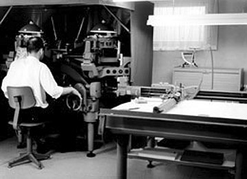 historisches Bild-Auswertegerät