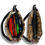 Thumbnail: Small Fluffy Bat Purse/Crossbody - Leopard