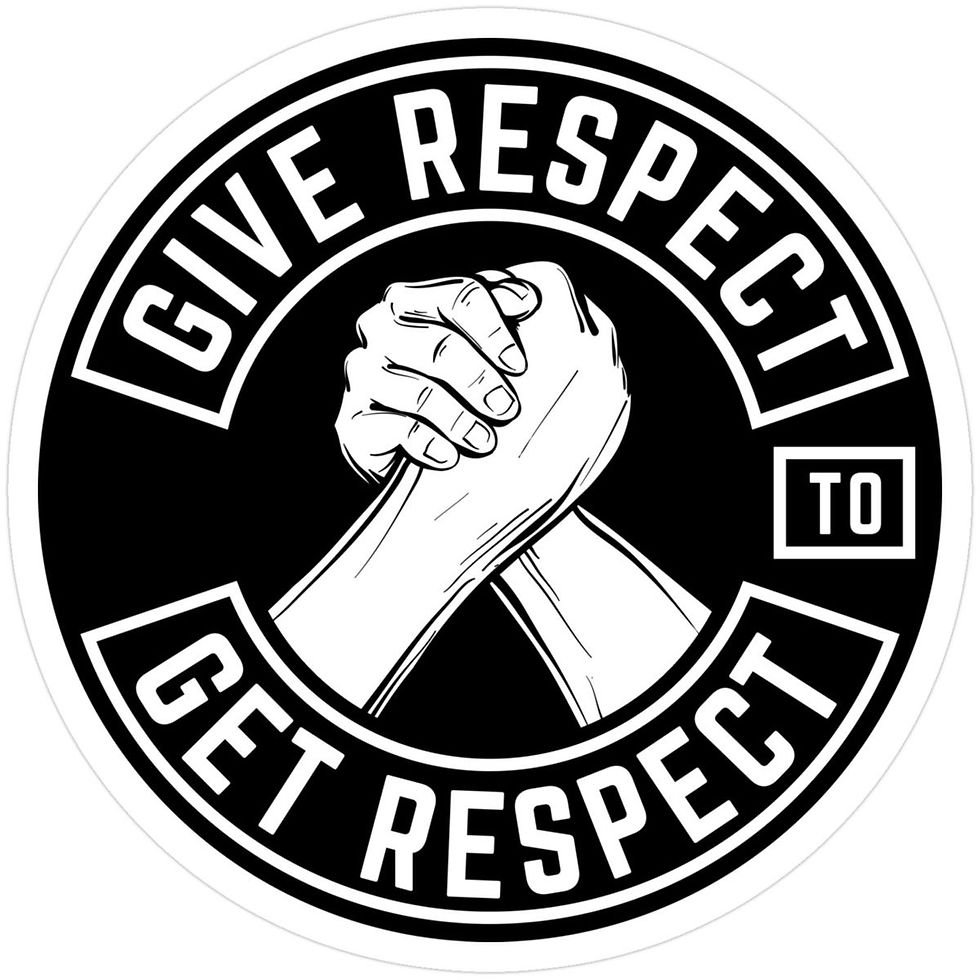 Give Respect Get Respect DTF Transfer